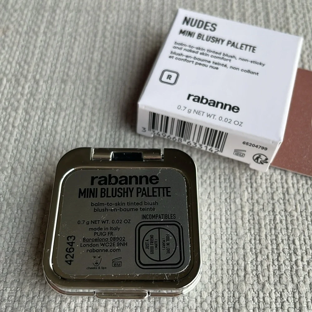 rabanne Nudes Mini Blushy Palette
